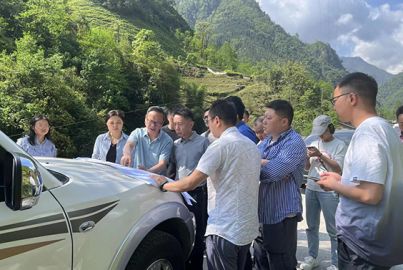 马边县领导督导落实蜀能矿产公司三号矿山项目要素保障工作