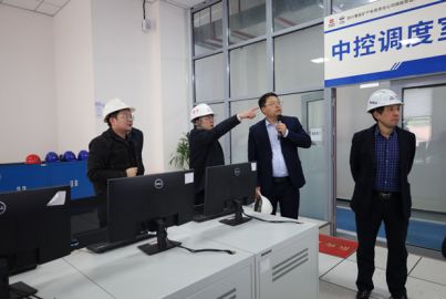 乐山市人大常委会副主任余斌一行赴蜀能矿产磷酸铁锂厂调研