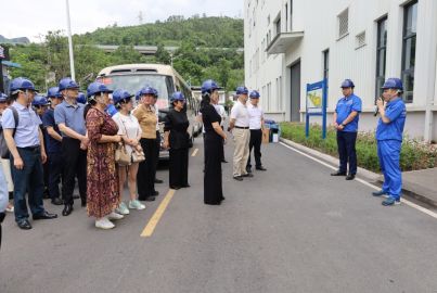 四川省经济合作系统托底性帮扶工作推进会参会代表参观调研蜀能矿产公司磷酸铁锂厂