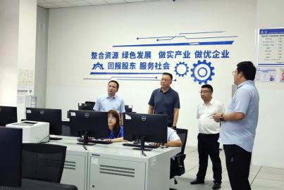 乐山市副市长廖沂一行到蜀能矿产磷酸铁锂厂调研