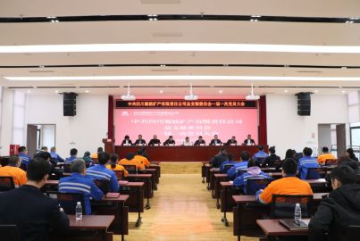 中共蜀能矿产党总支一届一次党员大会胜利召开