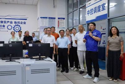 省政府驻上海办事处调研组一行到蜀能矿产磷酸铁锂厂调研